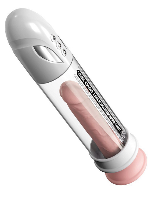Помпа вакуммная Pipedream Pump Worx Max Boost Pro Flow белая, 30.6 см Sex Aura Киев - изображение 5