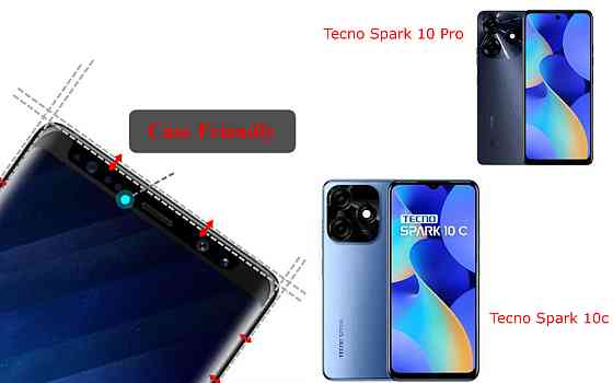 Захисне скло HyperGlass Pro для Tecno Spark 10 Pro (KI7), Spark 10c – максимальна чутливість та захист Київ