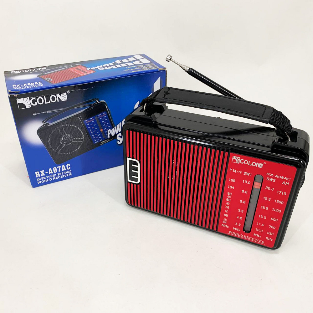 Міні радіо GOLON RX-A08, Радіоприймачі фм, Фм радіоприймач від мережі 220в, Найпростіший радіоприймач MX-32 Львів - фото 7