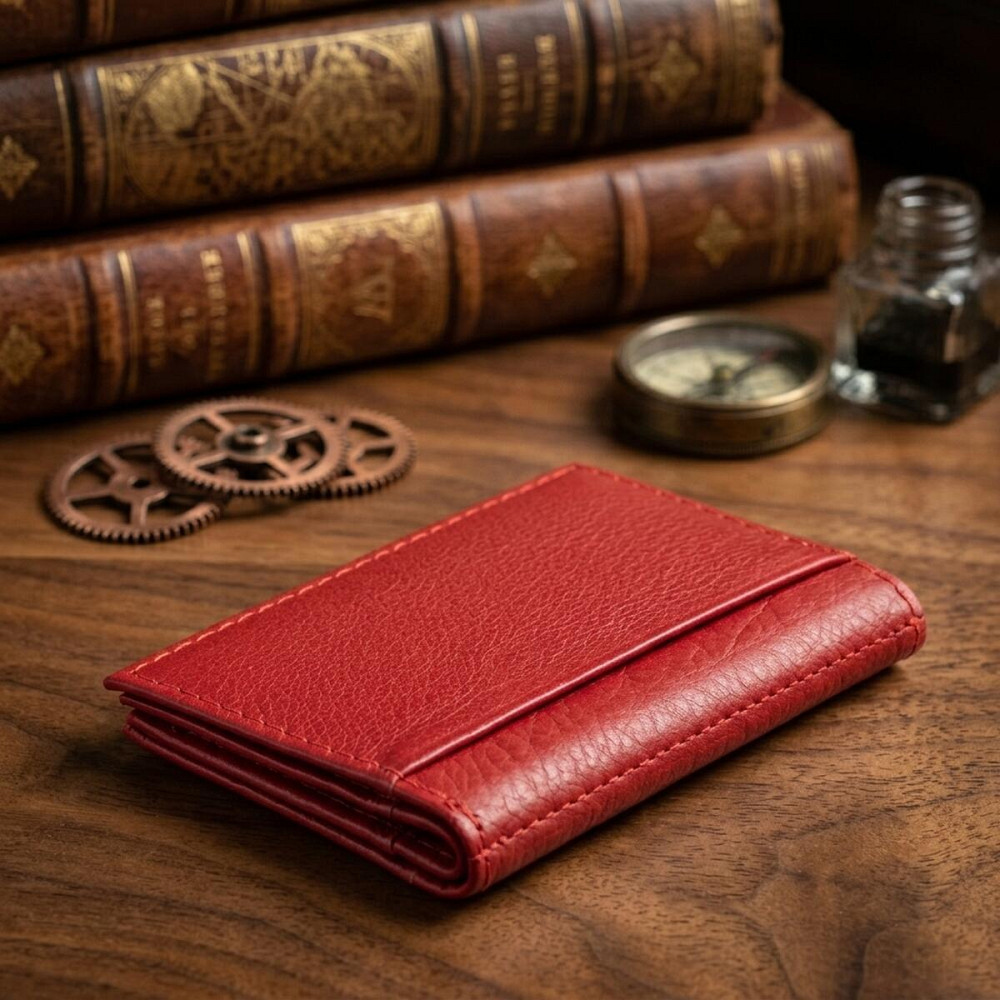 Візитниця-книжка ST Leather 19214 Червона Київ - фото 14