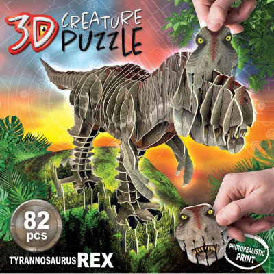 Пазл Educa 3D T-REX 82 элементов (6337222) Винница - изображение 4