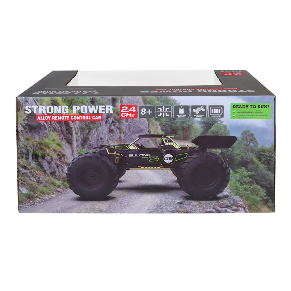 Автомобіль Off-road на р/к – High Speed (чорний, метал. корпус, 1:14) Дніпро - фото 8