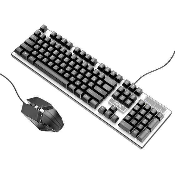 Миша + клавіатура HOCO GM18 Luminous gaming keyboard and mouse set Black Одеса