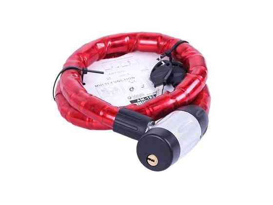 Замок протиугінний 22мм*1000мм (під ключ) ZX4102 Мукачево