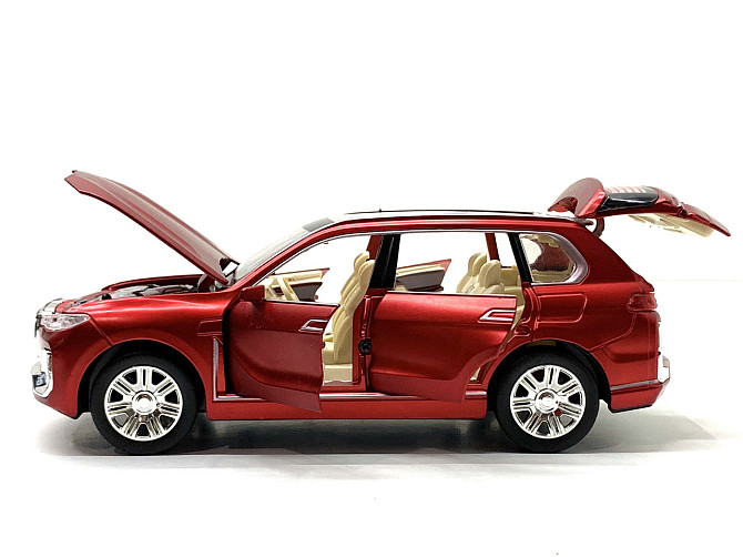 Машинка TK Union Group BMW X7 1:24 звук світло інерція рухомі елементи Червона (GT-05545) Чернігів - фото 7