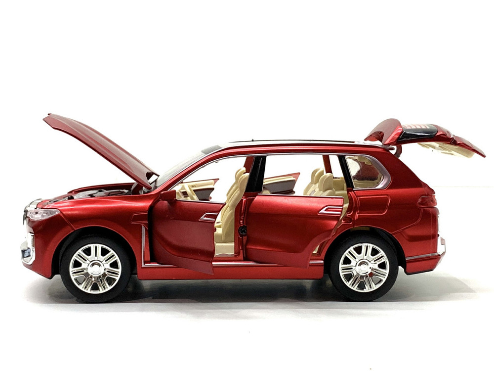 Машинка TK Union Group BMW X7 1:24 звук світло інерція рухомі елементи Червона (GT-05545) Чернигов - изображение 7