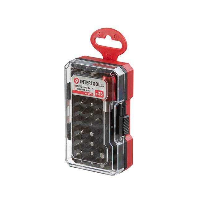 Набор отверточных насадок с держателем 33 ед. INTERTOOL VT-3380 Киев - изображение 1
