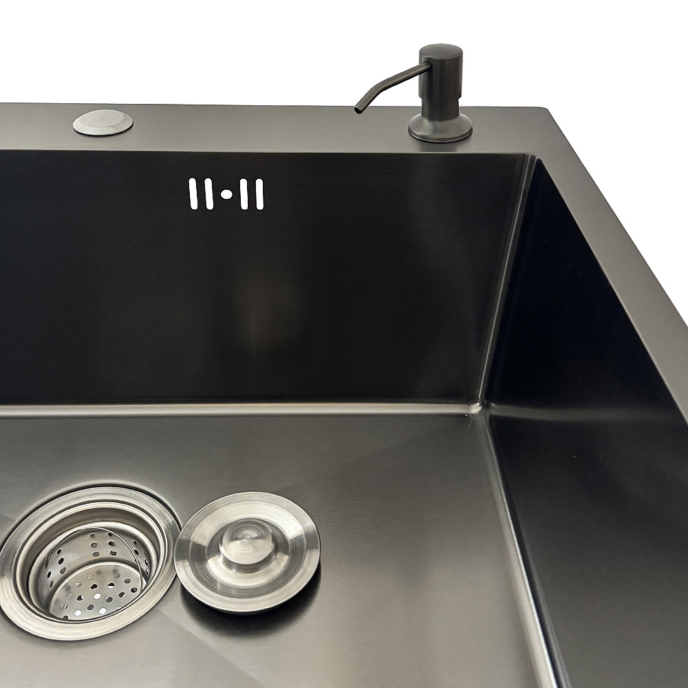 Мийка кухонна 3mm 500х500 Графіт 5050HG Mira Луцьк - фото 11