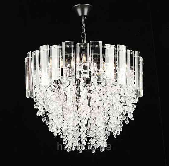 Люстра підвісна кришталева S2475/6, Чорний Київ