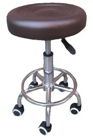 Стул для педикюра без спинки для мастера Коричневый Киев - изображение 1