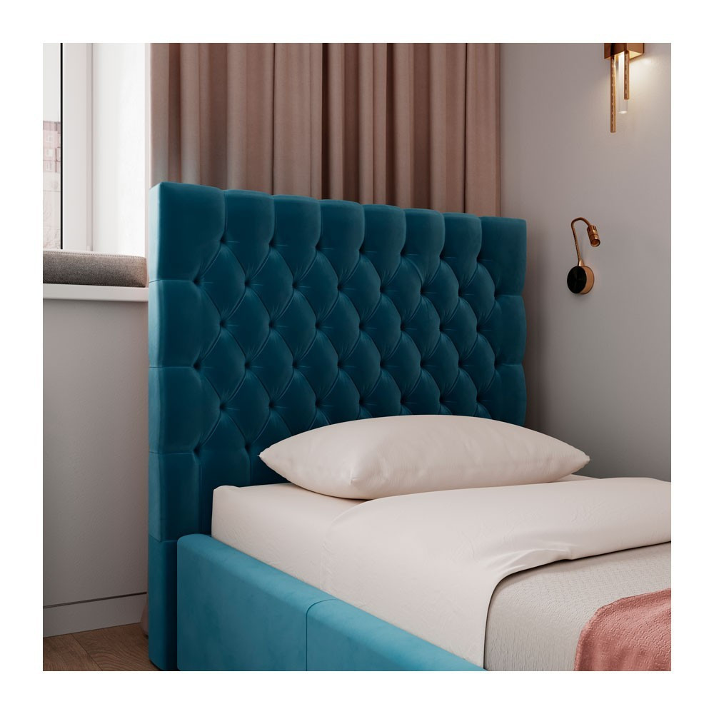 Кровать CambridgeDesign Malcolm 17 VIP с дополнительной металлической цельносварной рамой 120x190 синий Киев - изображение 5