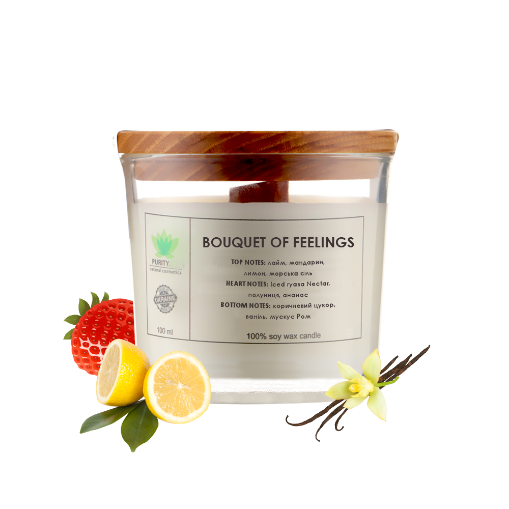 Аромасвечка Bouquet of feelings S PURITY 60 г Киев - изображение 1