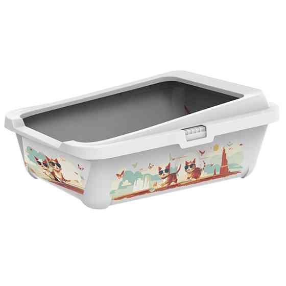 Moderna Hercules Indy&Louise МОДЕРНА ІНДІ та ЛУЇЗА туалет для котів, 51х39х19см Київ