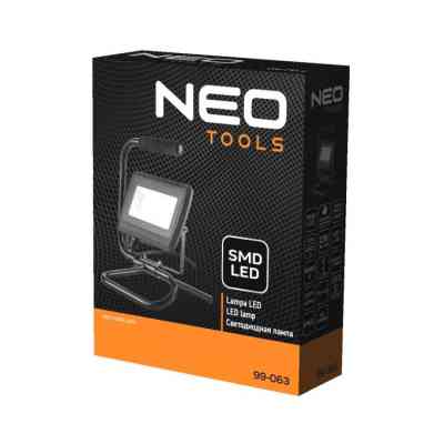 Прожектор Neo Tools алюміній 220В 50Вт 4500 люмен SMD LED, кабель 2 м з вилкою (99-063) Вінниця