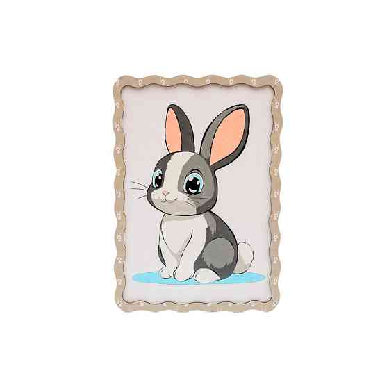 Картина по номерах "Кролик" Puz-22944 формат А4 пензлик, фарби, кріплення для стіни Вінниця