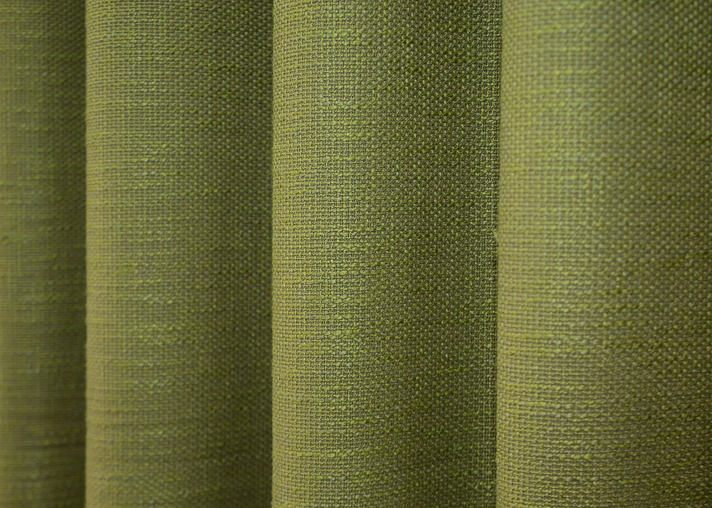 Комплект готових штор VR-Textil Льон рогожка № 1480ш Салатовий 150х270 см 2 шт (33-0345) Київ - фото 7