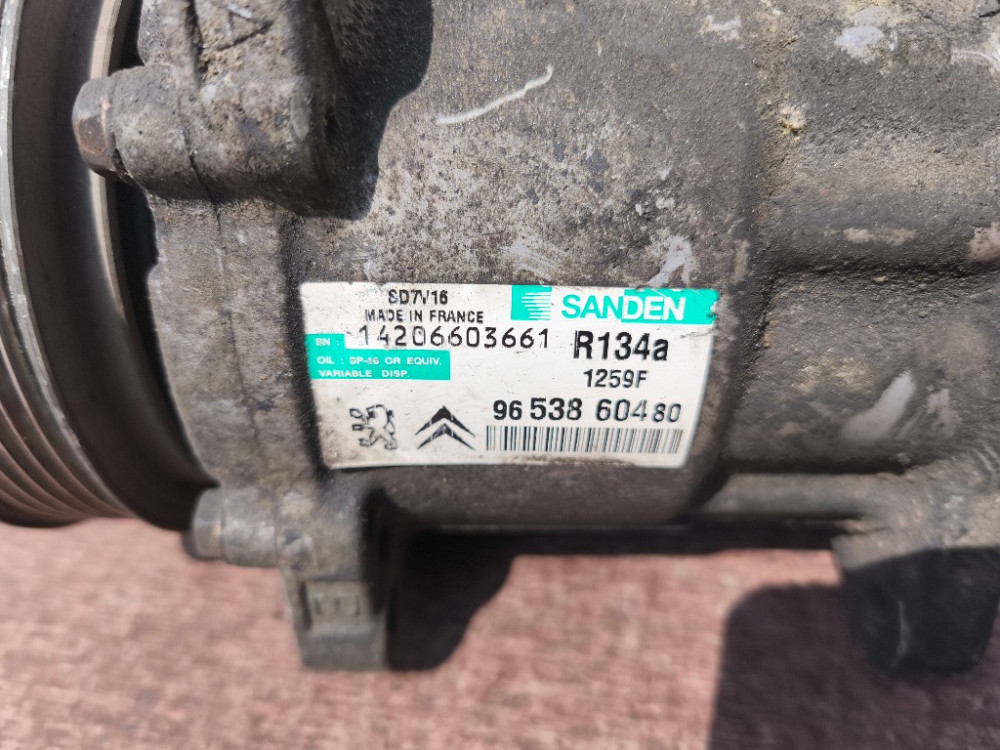 Компресор кондиціонера Peugeot Expert 2.0 hdi 1996-2006 (9653860480) Ковель - изображение 3