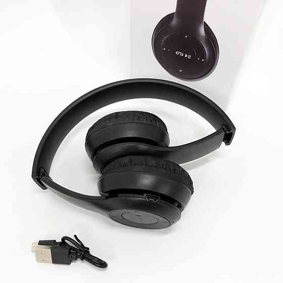 Навушники для спорту з шумопоглинанням Headset P47, Бездротові міні навушники з мікрофоном ID-36 Львів