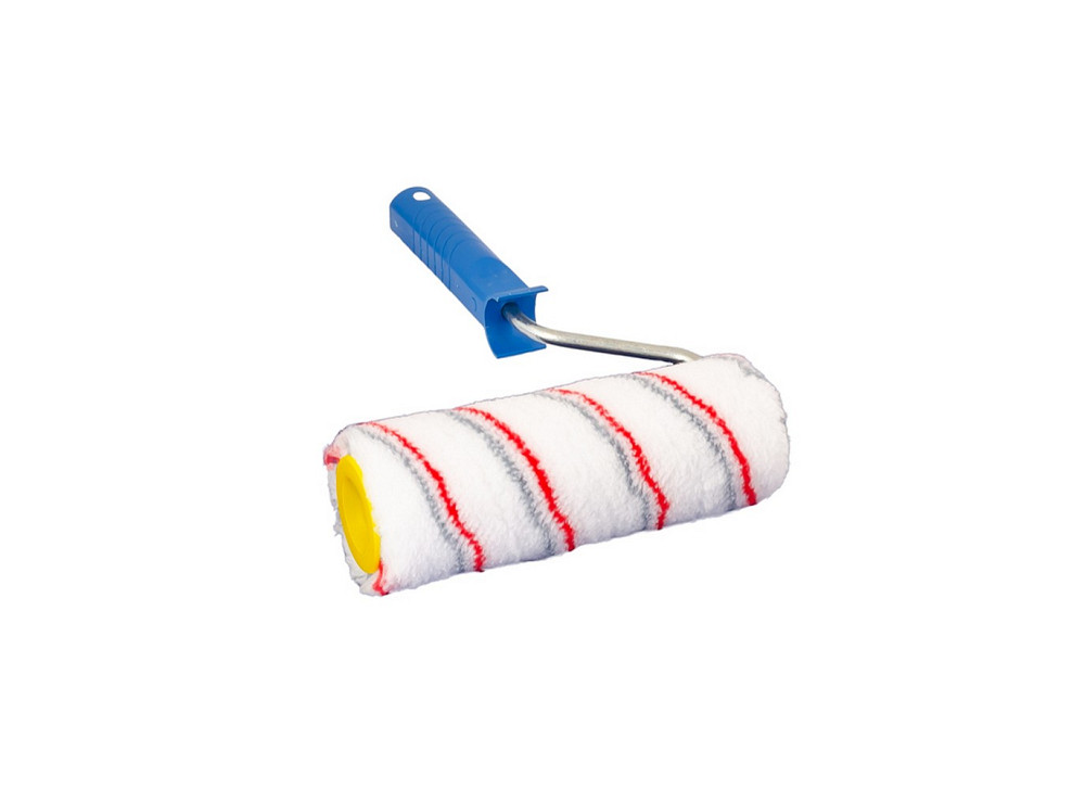 MASTERTOOL Валик малярський MASTERTOOL Multicolor 48/180/11 мм Ø 8 мм з ручкою 92-5703-P Коломия - фото 1