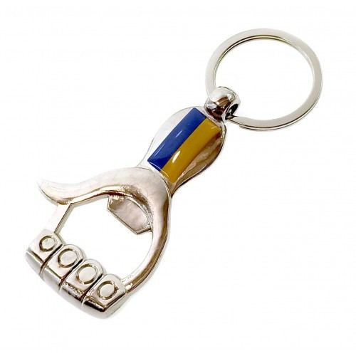 Брелок-открывашка из метала Украина Киев - изображение 1