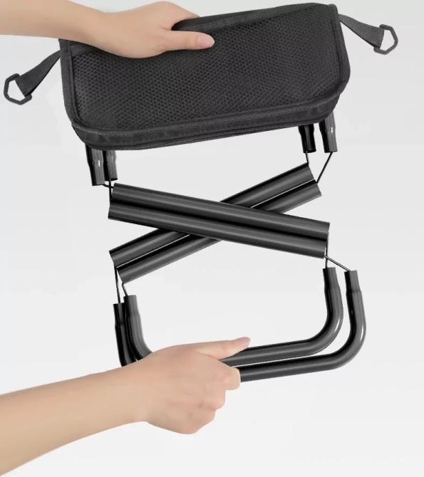 Табурет складаний для кемпінгу Чорний Київ - фото 6