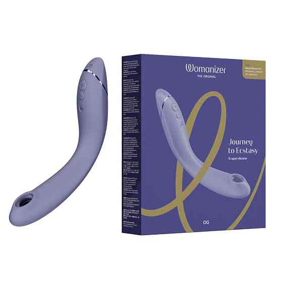 Вибратор для точки G c вакуумной стимуляцией Womanizer OG Lilac Sex Aura Киев