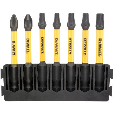 Набор бит DeWALT в касете для Tough Case, FlexTorq, L57 мм,Рh2, Рz2,T20-2шт.T25-2шт.,T30 (DT70820) Винница - изображение 1