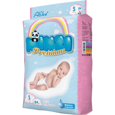 Підгузки Mimzi S 3-6 кг 84 шт. (MDS84) (4820209800067) Вінниця - фото 3