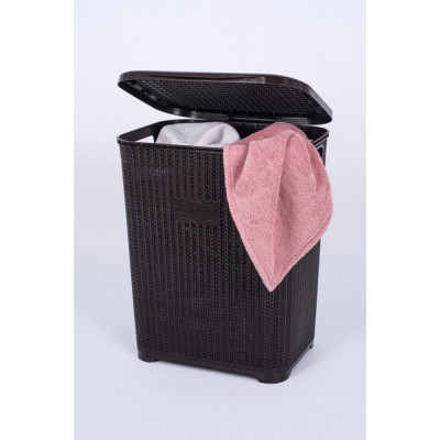 Кошик для білизни Violet House 1007 Віолетта Coffee 45 л (1007 Виолетта COFFEE 45 л) Вінниця - фото 2