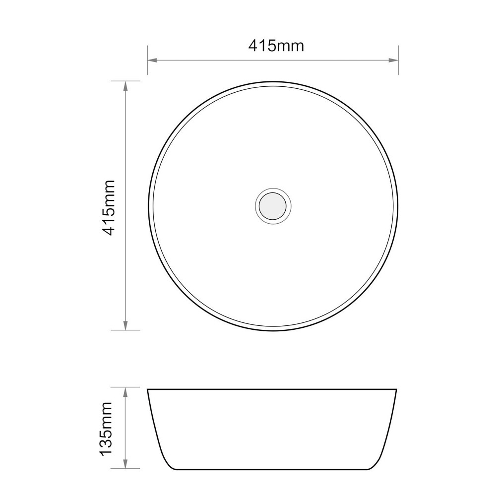 Раковина накладна Mixxus Premium ELLIPSE-0101 415х415х135mm   ( MP6531 ) 26275 Харків - фото 2