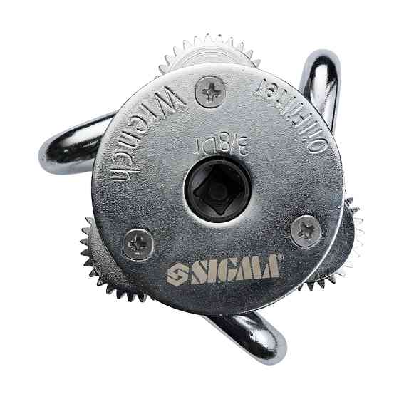 Sigma Съемник масляного фильтра "краб" Ø40-86мм с круглым изогнутым захватом и переходником 1/2 Коломия