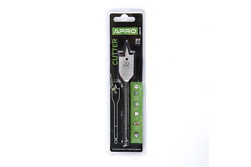 Свердло пір'яне Ø22 мм, довжина 150 мм Cutter APRO Рівне - фото 1