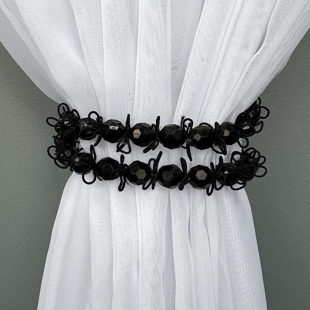 Магніт для штор та гардин "Коралі" 1 шт Чорний (82-051) Київ - фото 1