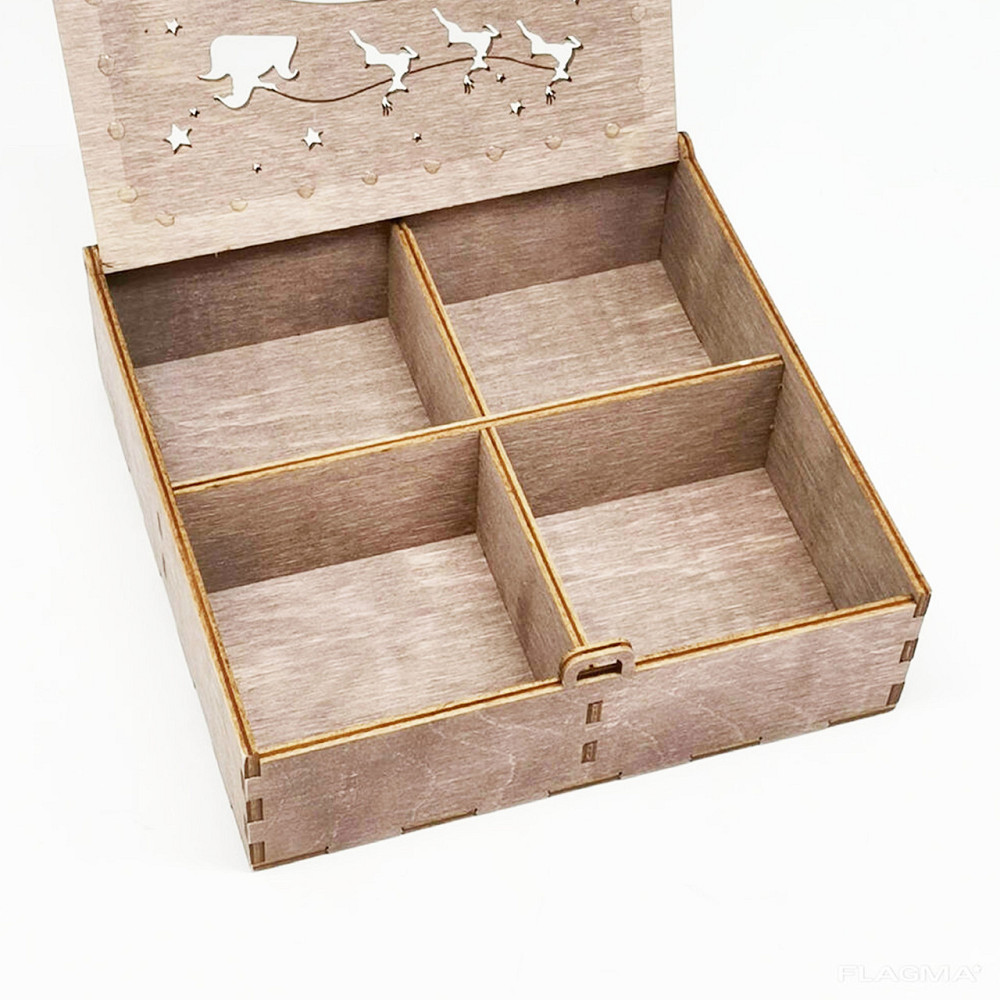 Подарункова коробка EKOSTAR 190х190х55 Київ - фото 2