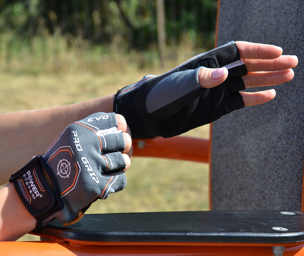 Рукавички для фітнесу Power System PS-2250E Pro Grip EVO Grey S Луцьк - фото 10