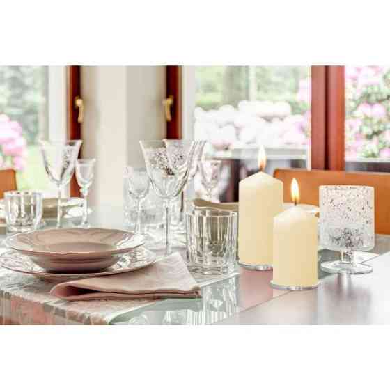 Свічка парафінова циліндрична Bispol AURA Candles Молоча (sw60/120-011) Луцк