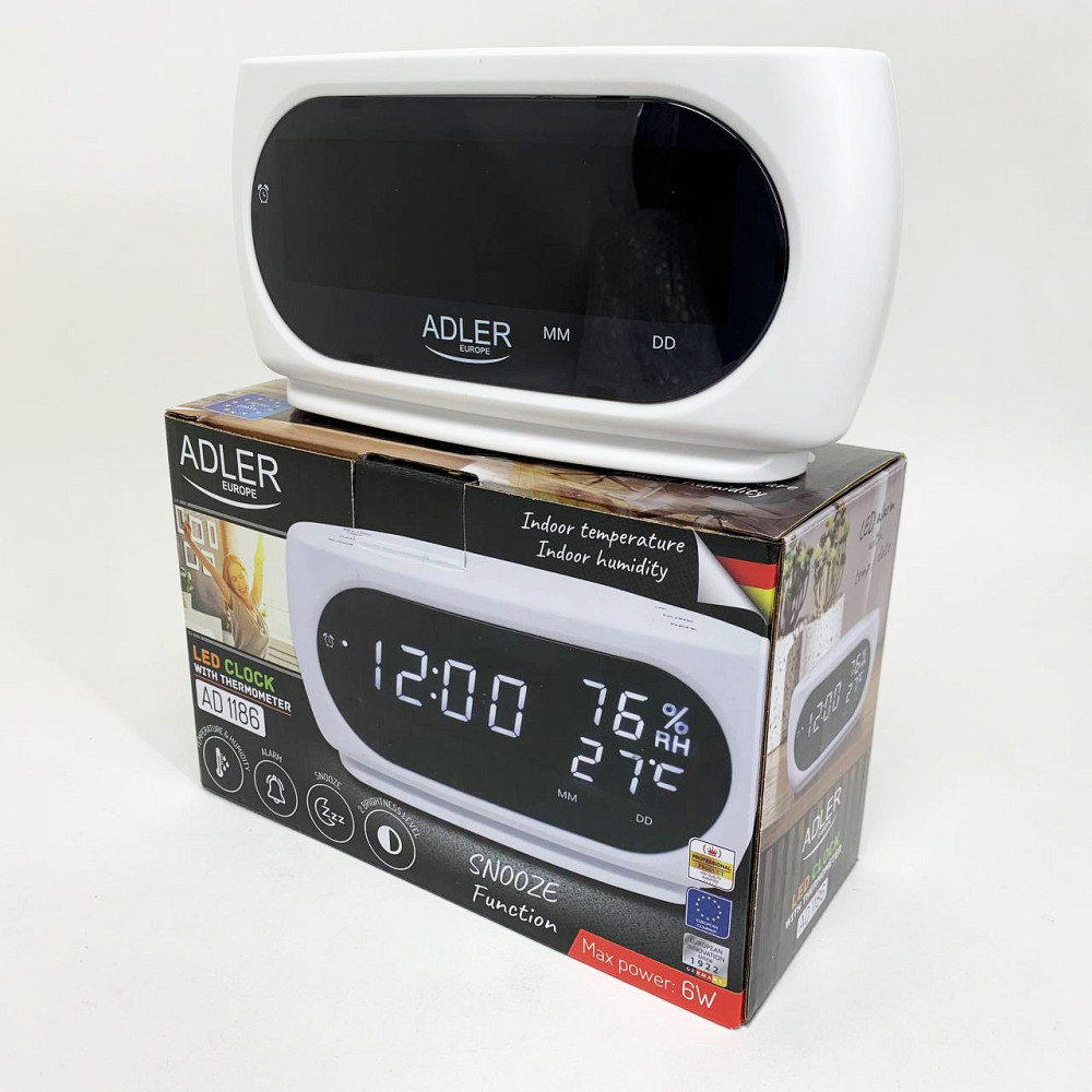 Часы сетевые электронные светящиеся настольные, Настольные часы с функцией подсветки LR-87 Львов - изображение 4