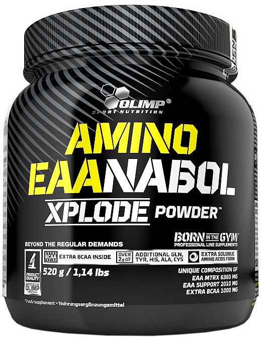Аминокислотный комплекс Olimp Amino EAAnabol Xplode 520 г, апельсин Луцк - изображение 1