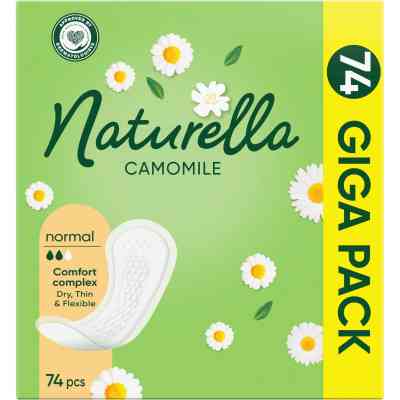 Ежедневные прокладки Naturella Camomile Normal 74 шт. (8006540100806) Винница