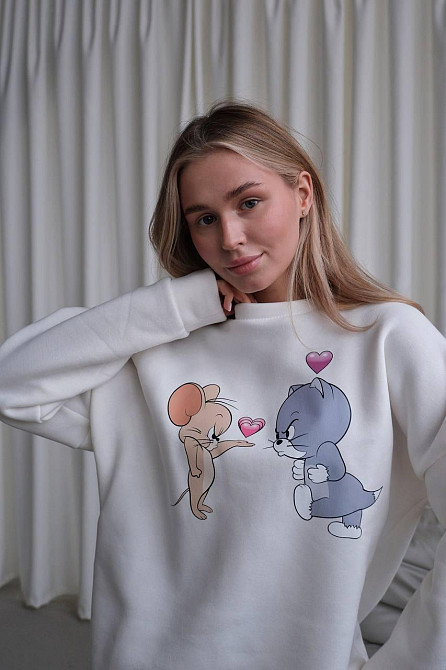 Жіночий трендовий зимовий костюм Молочний, 42/44 Одеса - фото 5