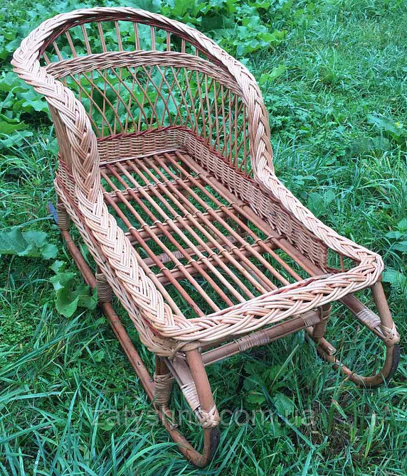 Санки из лозы плетеные| санки для  взрослых | саночки  на подарок | сани Киев - изображение 10