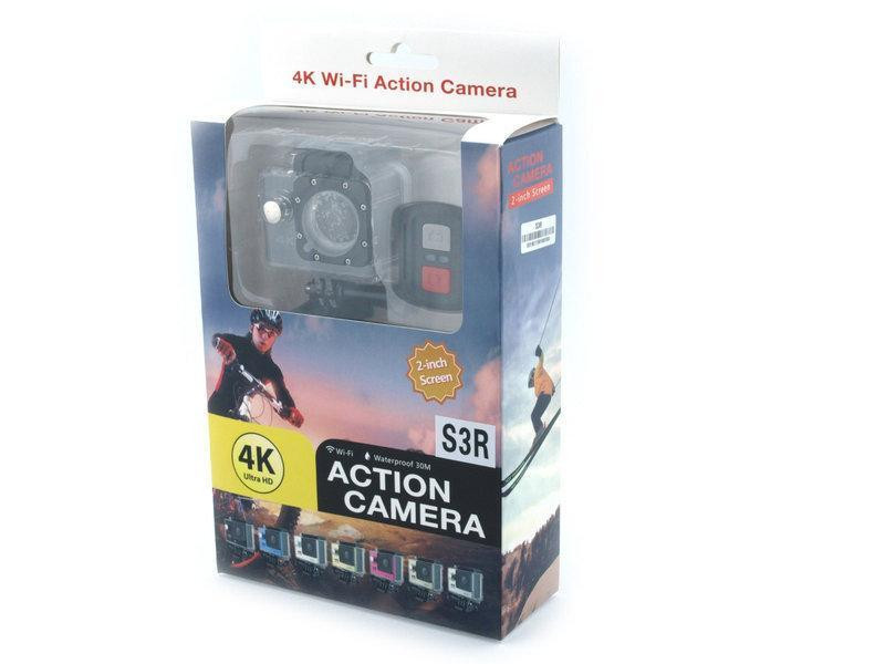 Водонепроницаемая спортивная экшн-камера DVR SPORT S3R Wi Fi с пультом, серая Винница - изображение 8