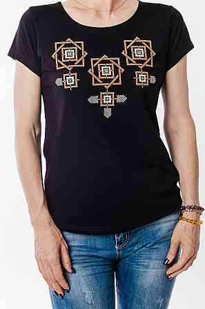 Вышиванка женская, черная Киев