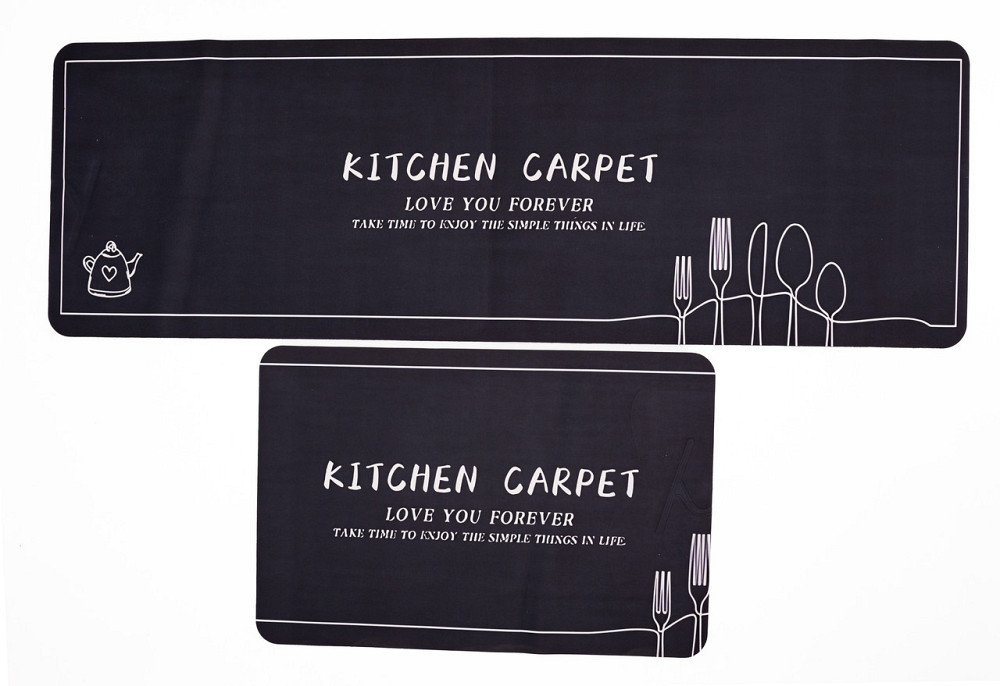 Протиковзкі кухонні килимки 2 шт, водостійкі Київ - фото 3
