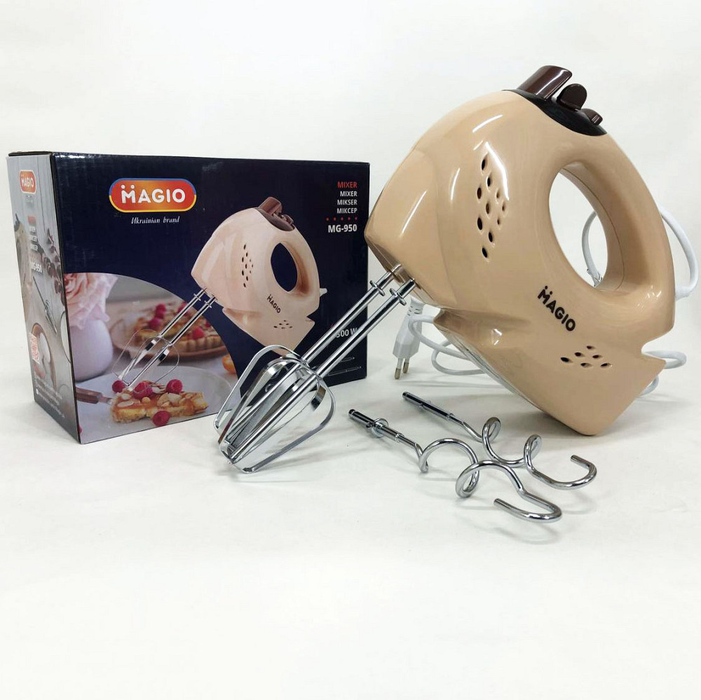 Миксер для приготовления теста и кремов, Миксер бытовой кухонный Ручной кухонный для кондитера TX-46 Львов - изображение 5