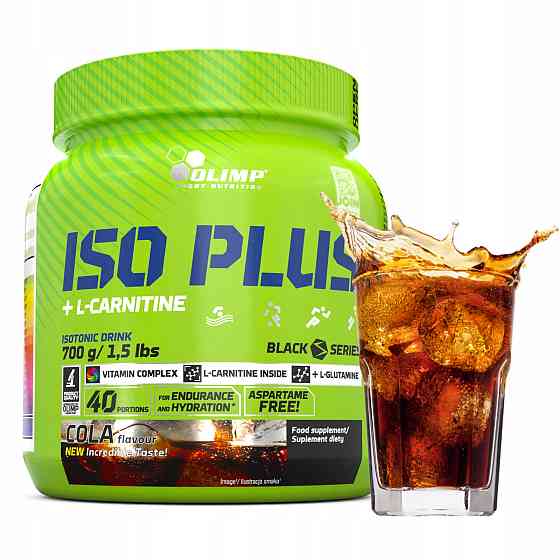 Ізотоник - Енергетик Iso Plus powder 700 g (Cola) Луцьк