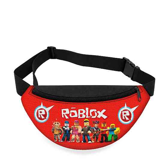 Дитяча сумка-бананка Roblox 32х15 см на пояс або через плече (5966) Київ