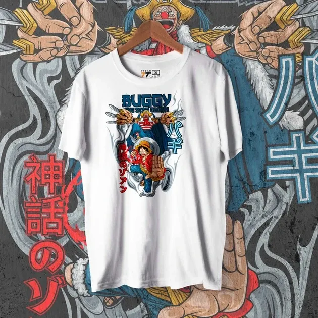 Футболка для подростка мальчика с принтом Ван Пис Луффі і Баггі Размер 160 Anime10183 Днепр - изображение 1