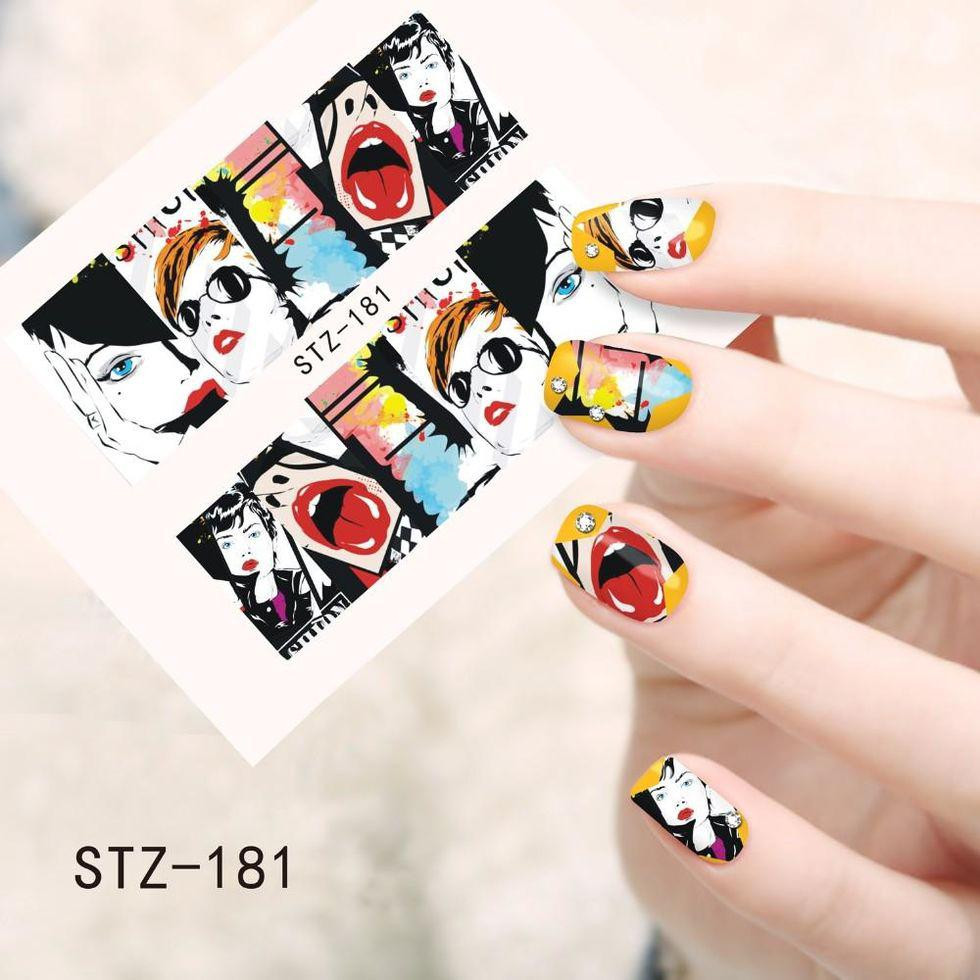 Наклейки для ногтей STZ-181 Киев - изображение 1
