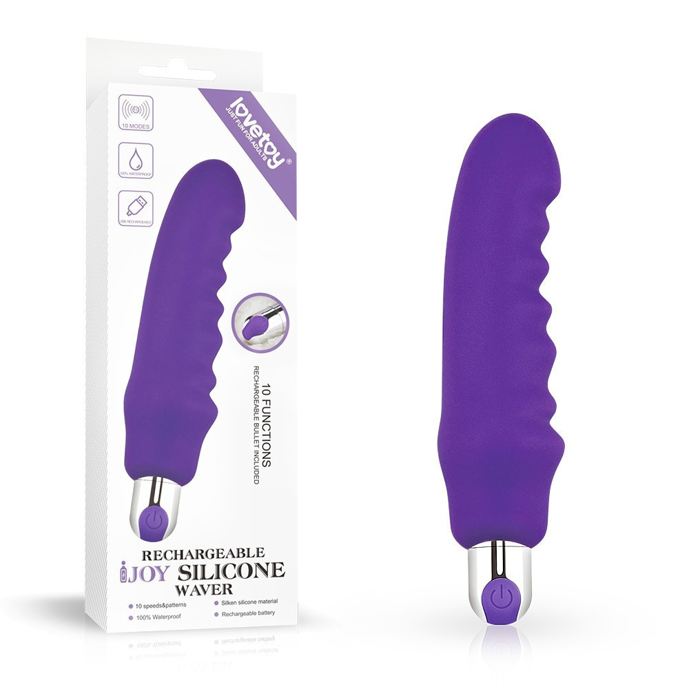 Вiбратор RECHARGEABLE IJOY SILICONE WAVER Sex Aura Київ - фото 1